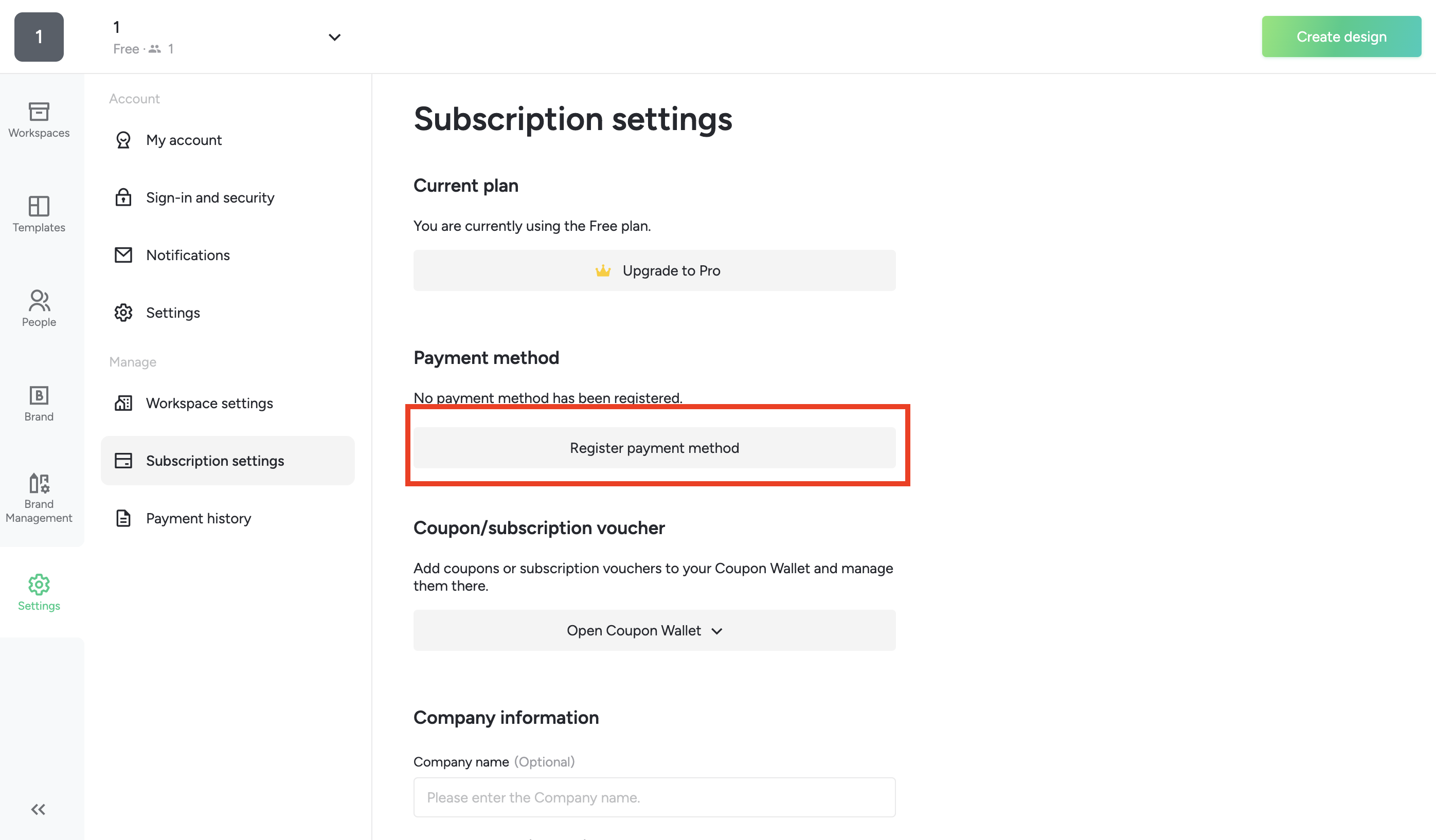 Managing Payment Methods (Register, Change, and Delete Payment Methods ...